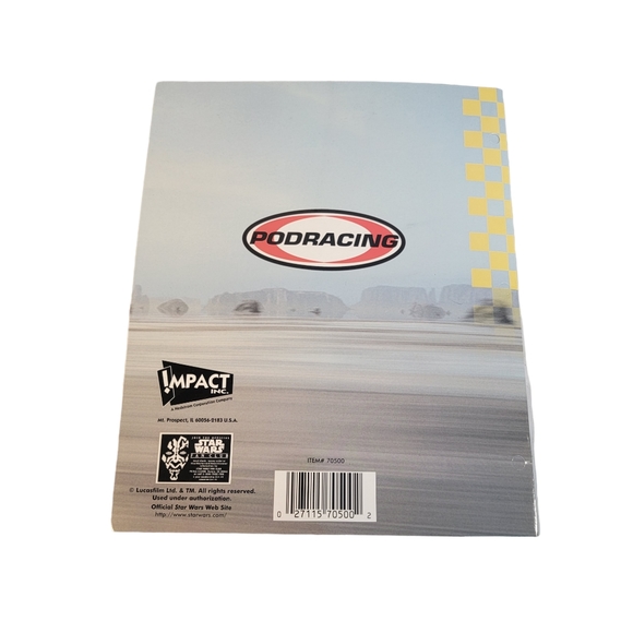 Star Wars Episode 1 Phantom menace, 2000s Printed School Folder Lot of 2 - Picture 11 of 16